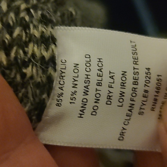 Monteau, Woman’s, Coatigan, With Hoodie, White/blue, 2 Pockets, Size Small - Picture 6 of 6